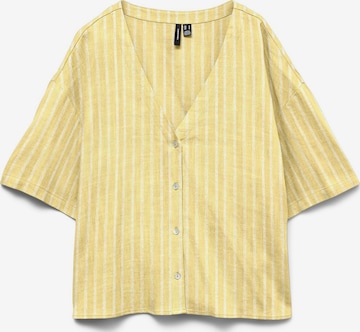 VERO MODA - Blusa en amarillo: frente