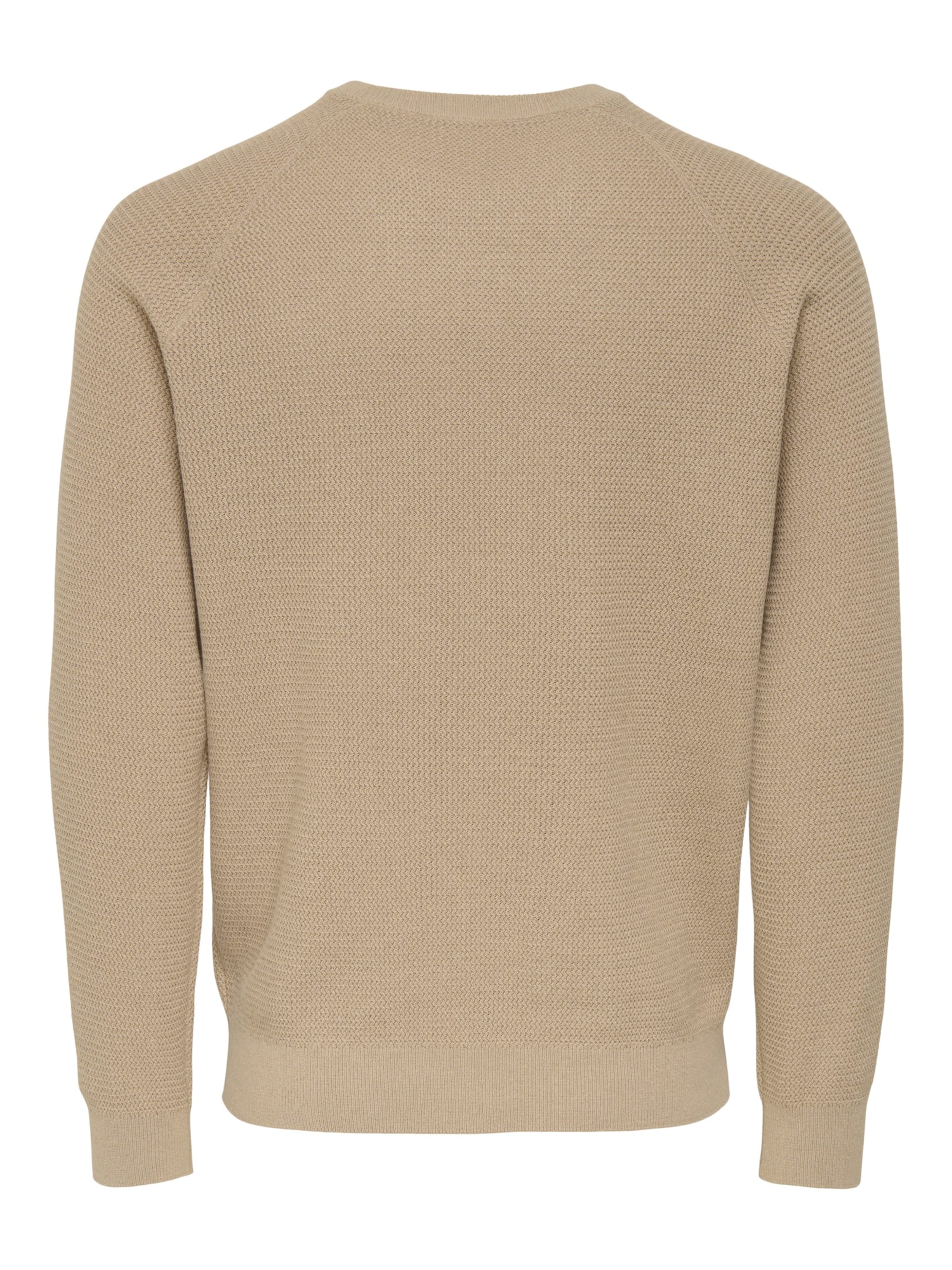 Only & Sons Sweater 'ONSHAY' in Beige