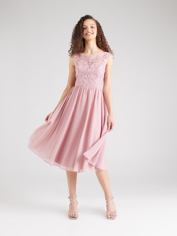 Laona - Vestido de cocktail em rosa: frente