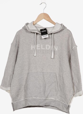 Herrlicher Sweatshirt & Zip-Up Hoodie in M in Grey: front