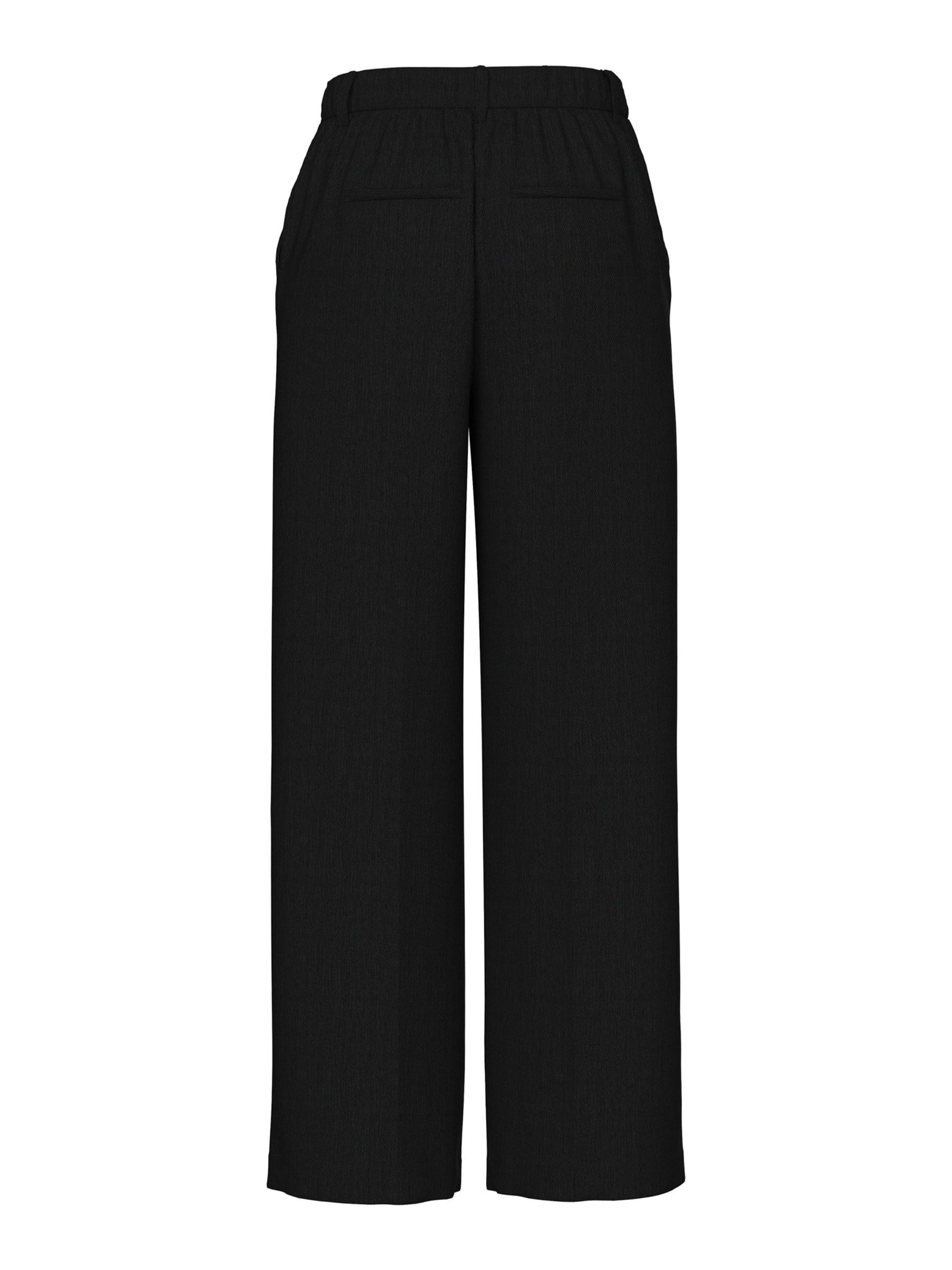 Wide leg Pantaloni 'Kamil' de la PIECES pe negru