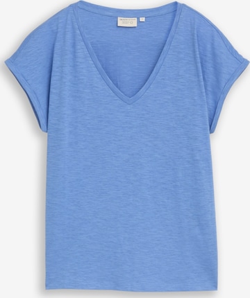 TOM TAILOR DENIM T-Shirt in Blau: Vorderseite