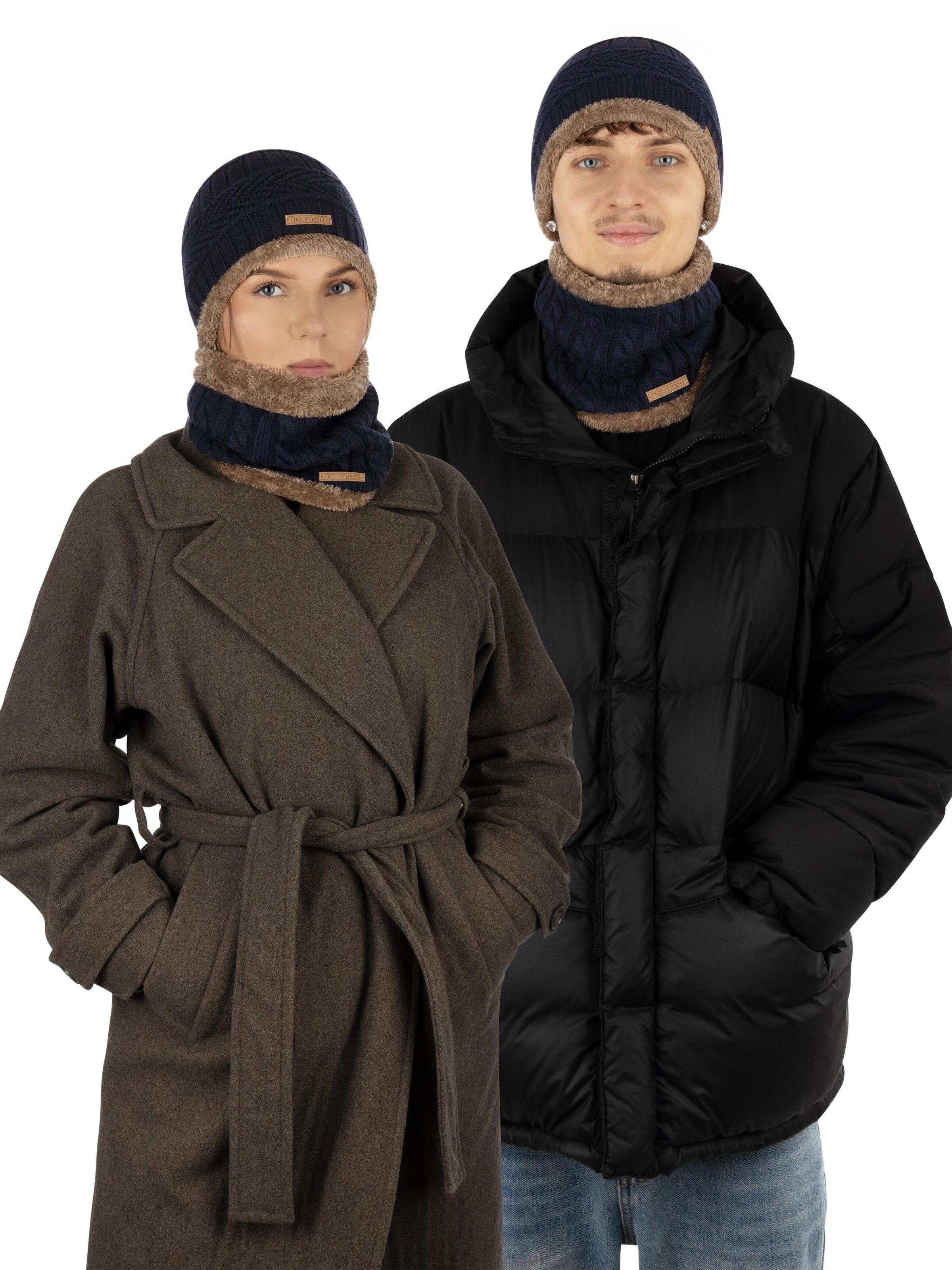 normani Set  'Kebili' in Blau: Vorderseite