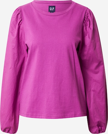 GAP Shirt in Lila: voorkant