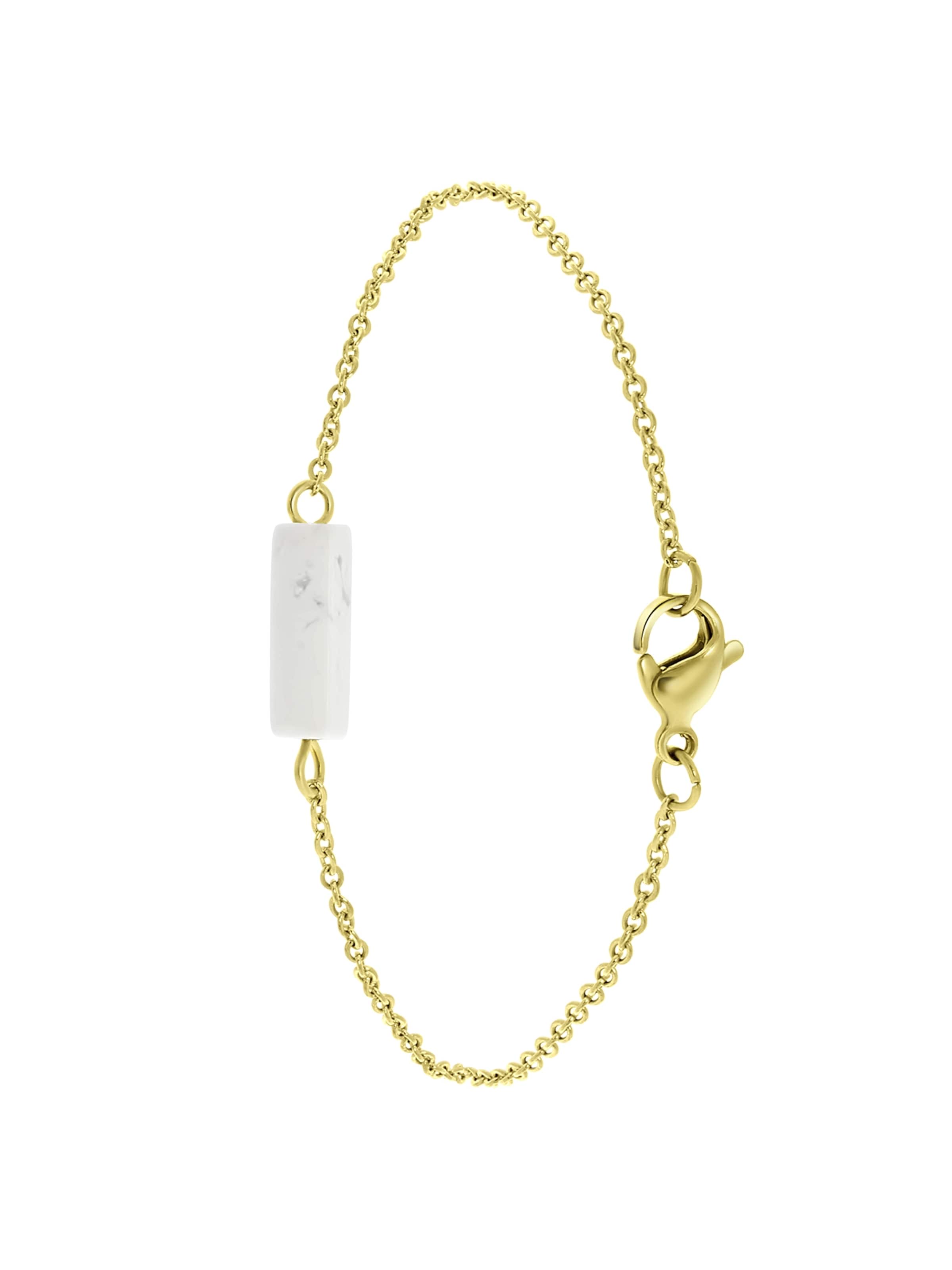 Lucardi Armband in Gold: Vorderseite