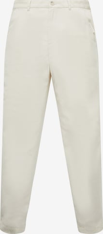 Effilé Pantalon TOM TAILOR en beige : devant