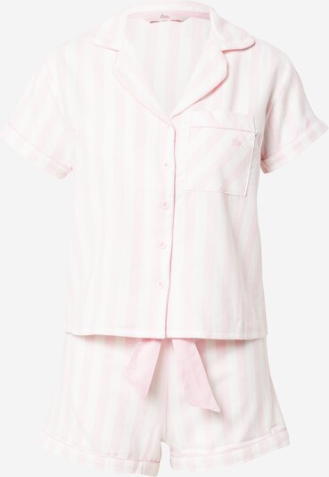 Boux Avenue Kratke hlače za spavanje u roza / bijela, Pregled proizvoda