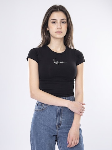 Karl Kani Shirt 'Small Signature T-Shirt' in Black: front