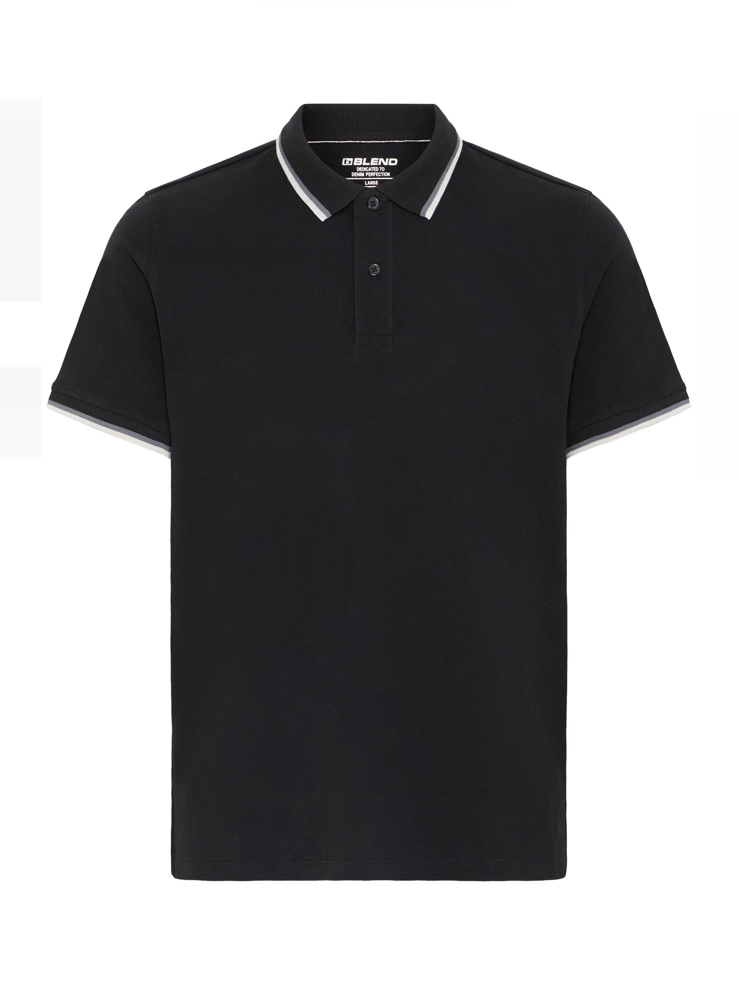 BLEND Shirt in Zwart: voorkant