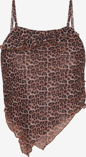myMo ROCKS Top in XS in braun / schwarz, Produktansicht