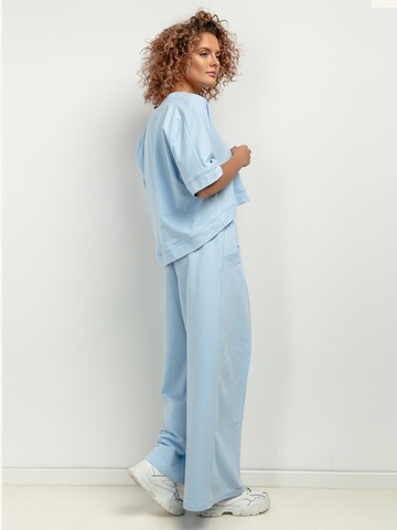 TESSITA Oversizeshirt in Blau