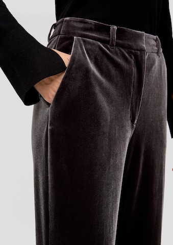 Wide Leg Pantalon s.Oliver BLACK LABEL en gris