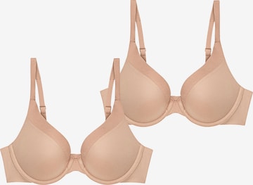 TRIUMPH Bra ' Body Make-up Soft Touch ' in Beige: front