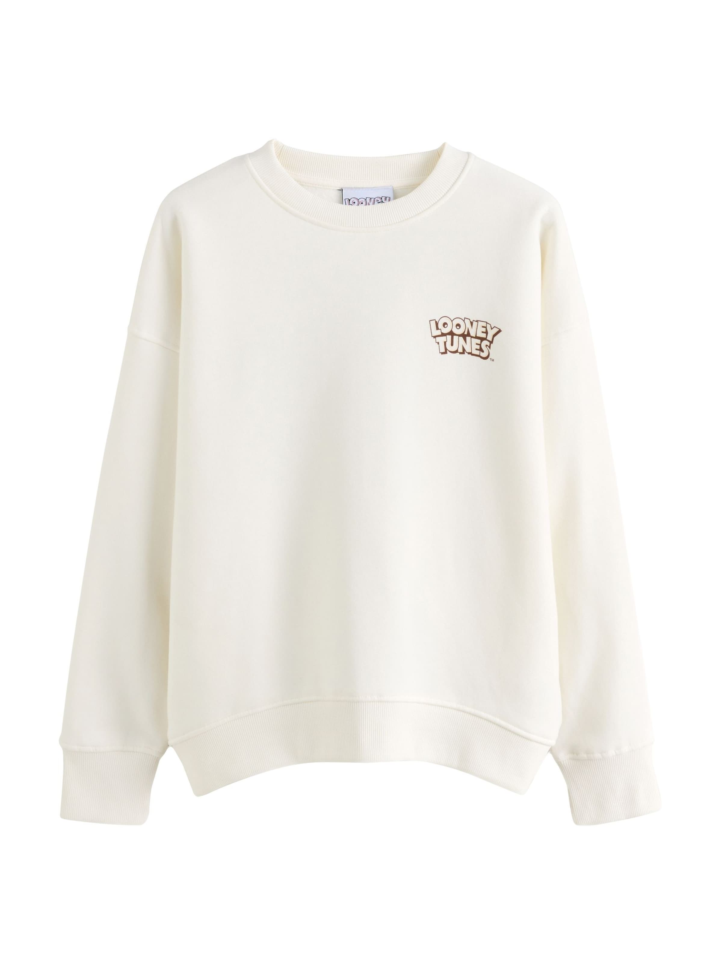 Sweat-shirt 'Tweety Pie' Next en beige : devant