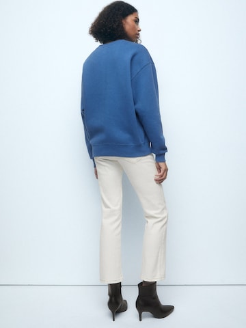 Pull&BearSweater majica - ljubičasta boja