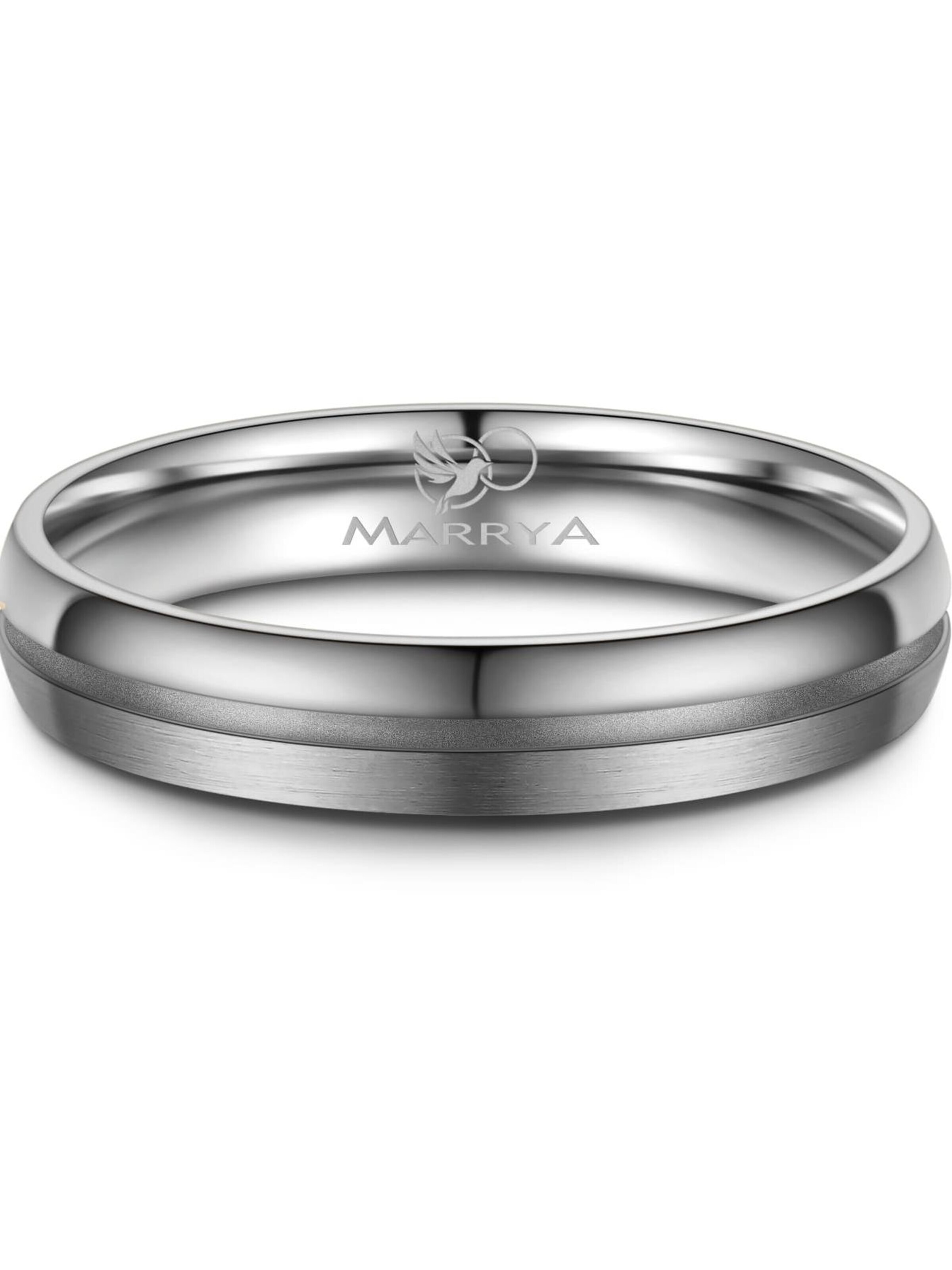 MARRYA Ring 'MARRYA TI-21 Ehering aus Titan' in Silver