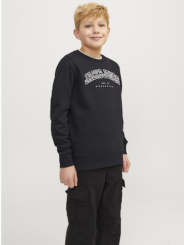 JACK & JONES MINI Tréning póló 'JJECALEB' - fekete: elől