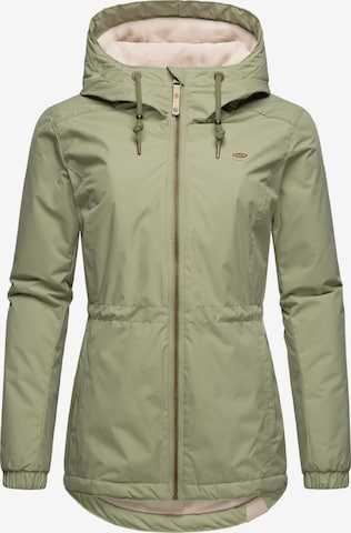 Giacca invernale 'Dankka' di Ragwear in verde: frontale