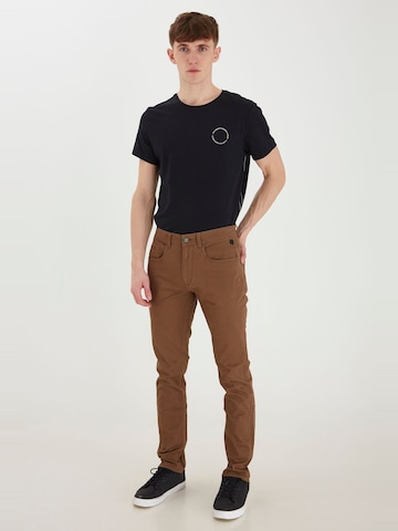 BLEND Regular Chinohose 'Saturn' in Braun