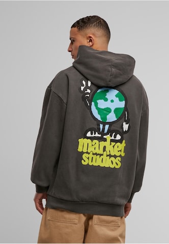 MARKET Sweatshirt 'World Peace' in Schwarz: Vorderseite