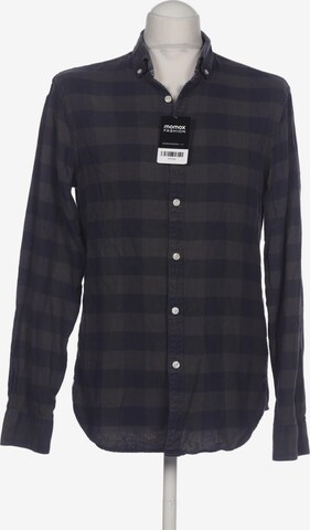 ARMANI EXCHANGE Button Up Shirt in M in Blue: front