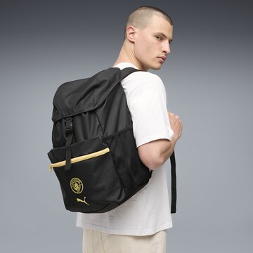 PUMA Rugzak 'Manchester City ftblCulture' in Zwart: voorkant