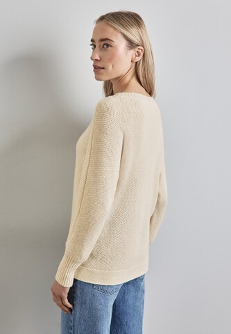 STREET ONE Pullover 'Dolman' in Beige