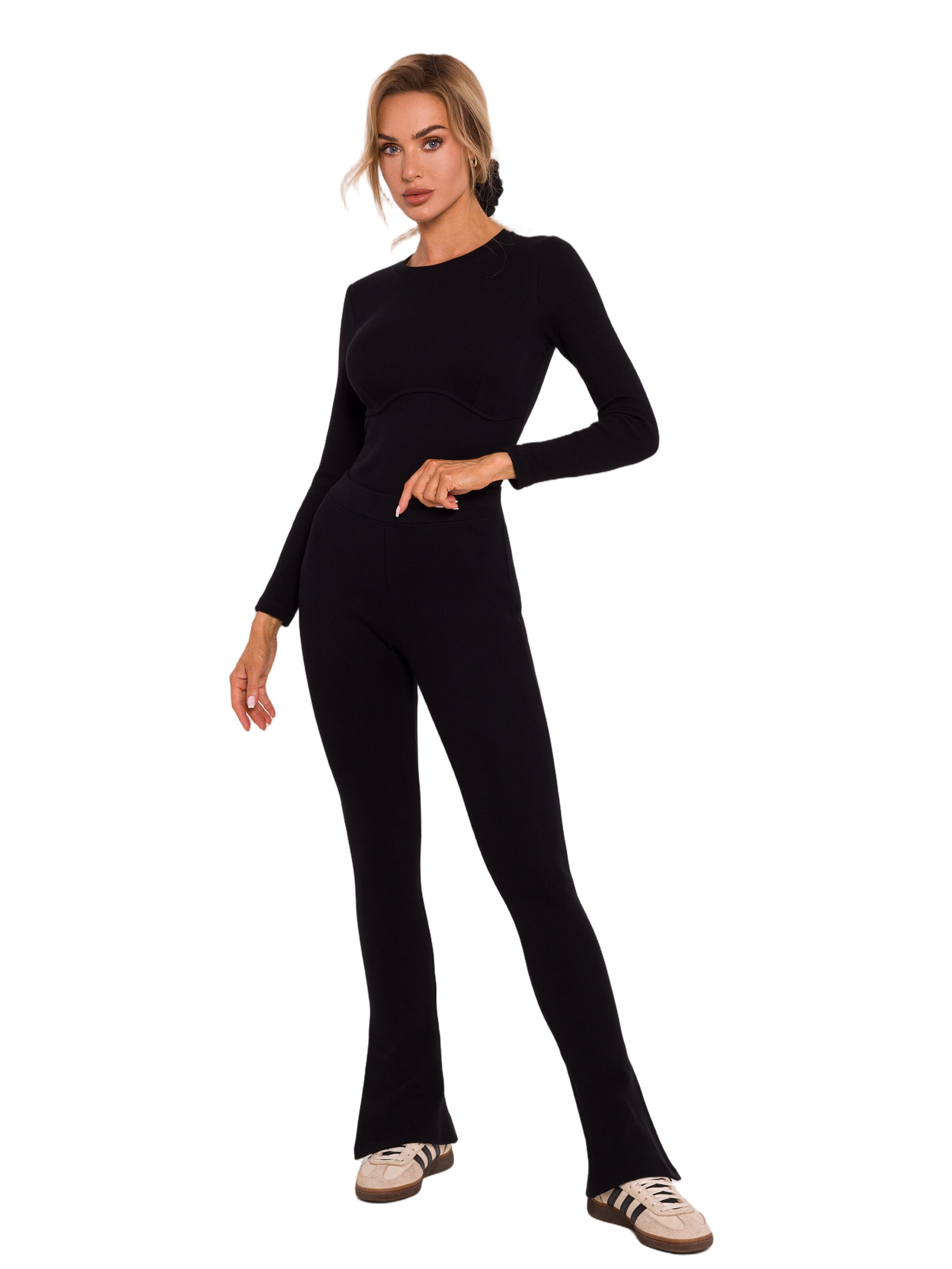 Skinny Leggings 'M816' de la made of emotion pe negru