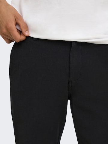 Only & Sons Regular Chino Pants 'WEFT ' in Blue