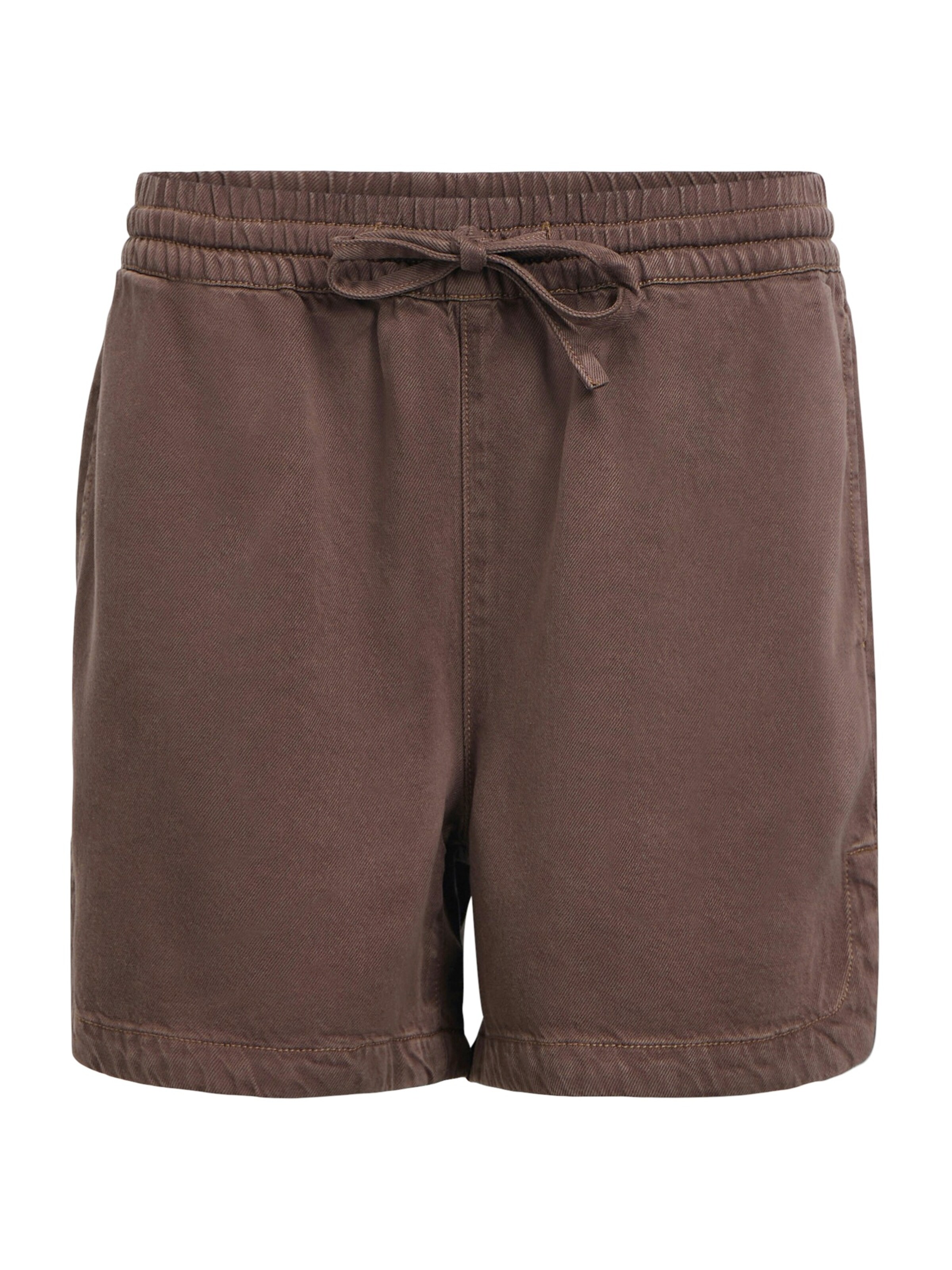 OBJECT Spodnie 'OBJFRAME' w kolorze brązowy: przód