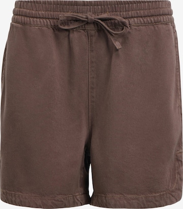 Pantalon 'OBJFRAME' OBJECT en marron : devant