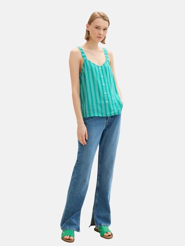 TOM TAILOR DENIM Top in Groen