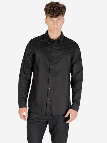 ARMANI EXCHANGE - Camisa 'XM001587 AF16631' en negro: frente