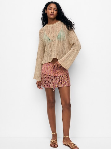 Pull-over Pull&Bear en beige