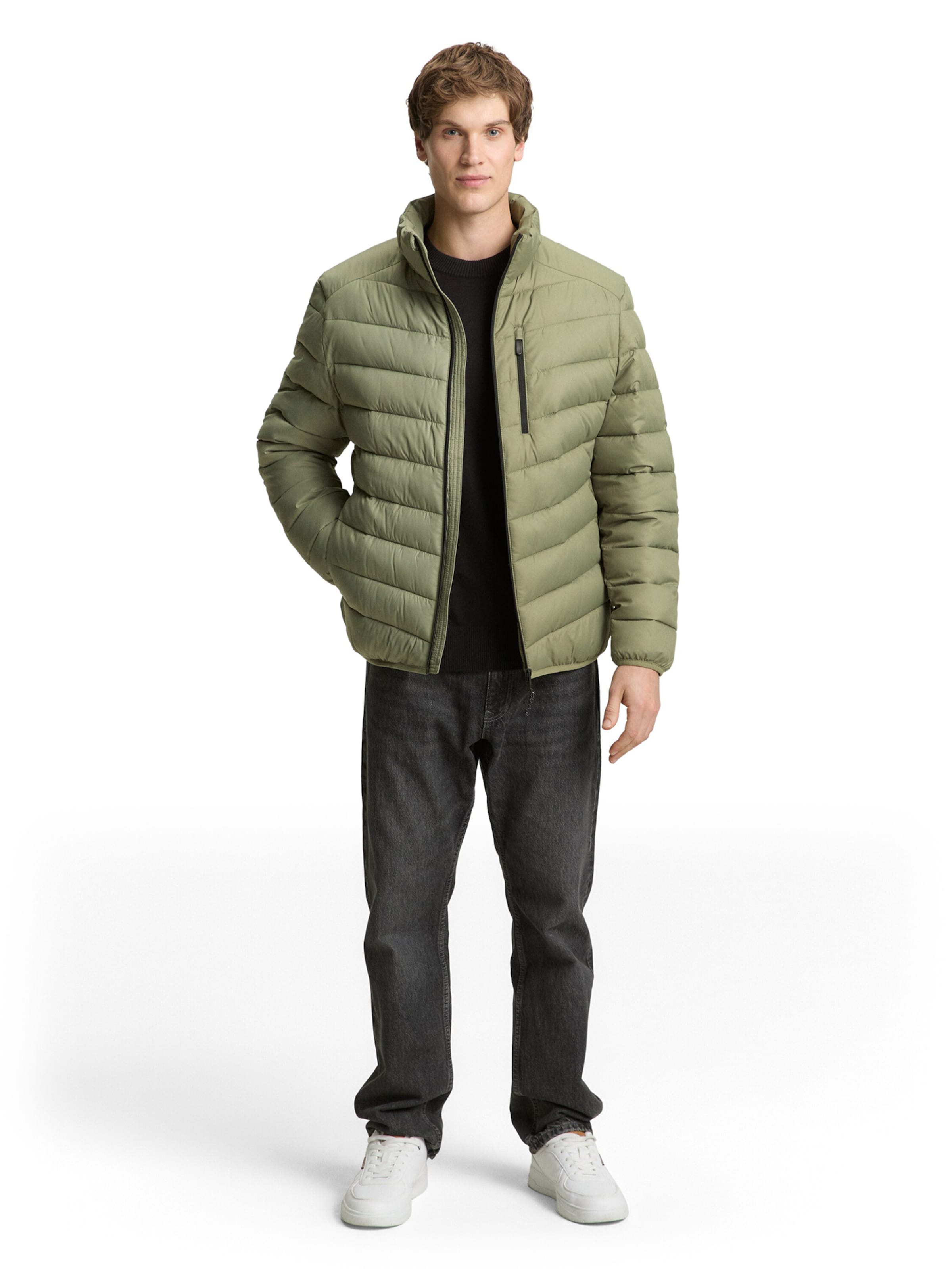 TOM TAILOR DENIM Jacke in Grün