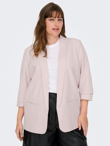 Blazer 'Elly' di ONLY Carmakoma in lilla: frontale
