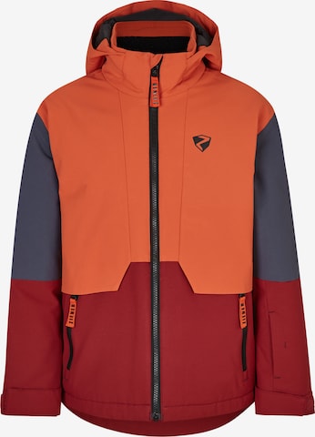 ZIENER Athletic Jacket 'AZAM' in Orange: front