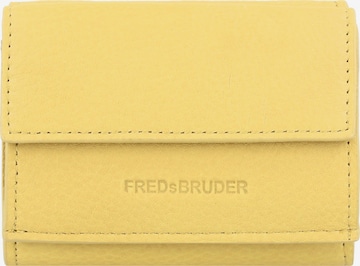 FREDsBRUDER Wallet 'Bobonia' in Yellow: front
