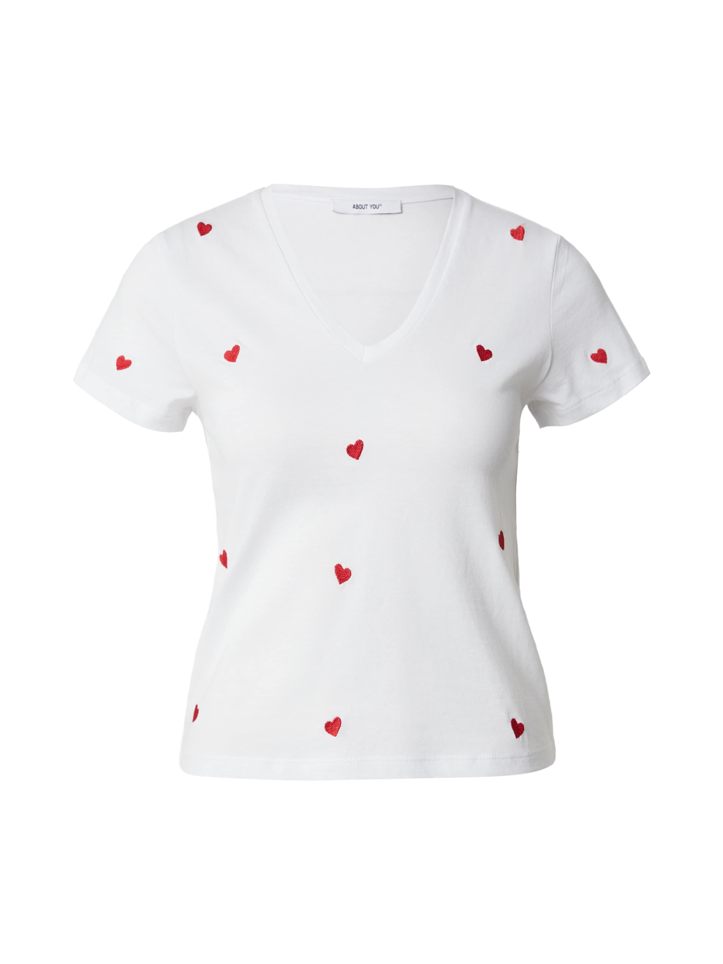 Maglietta 'Mina' di ABOUT YOU in bianco: frontale