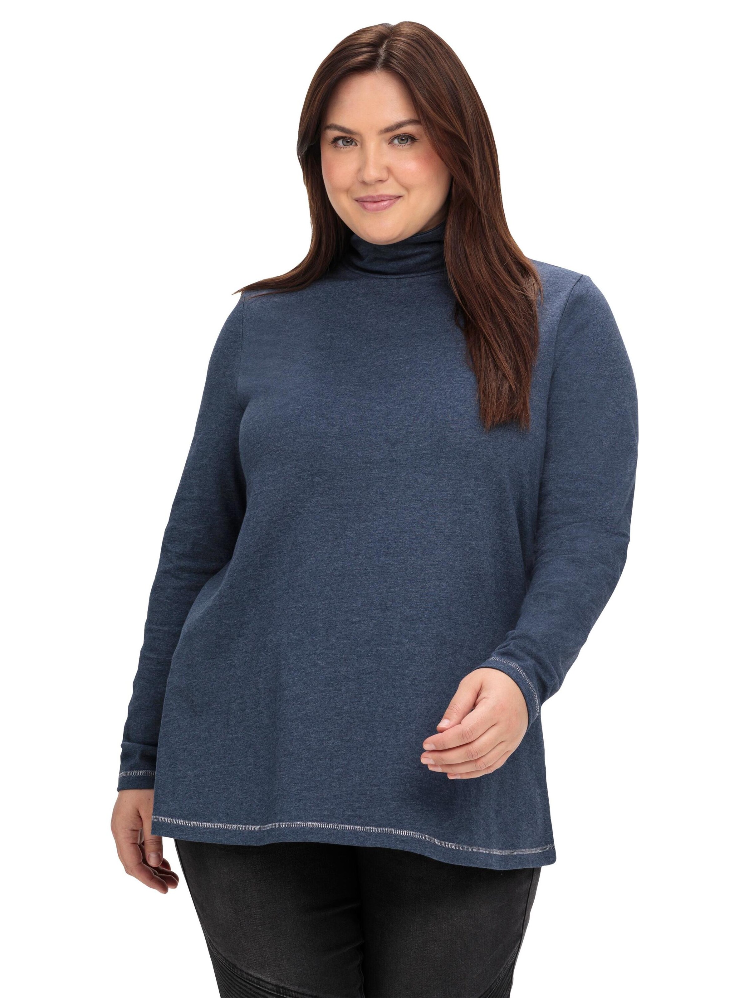 SHEEGO Футболка в Синий: спереди