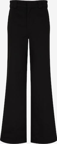 DICKIESregular Hlače 'WIDE LEG' - crna boja: prednji dio