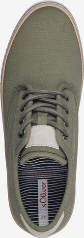 s.Oliver Sneakers laag in Groen