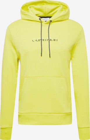 Calvin KleinSweater majica - žuta boja: prednji dio