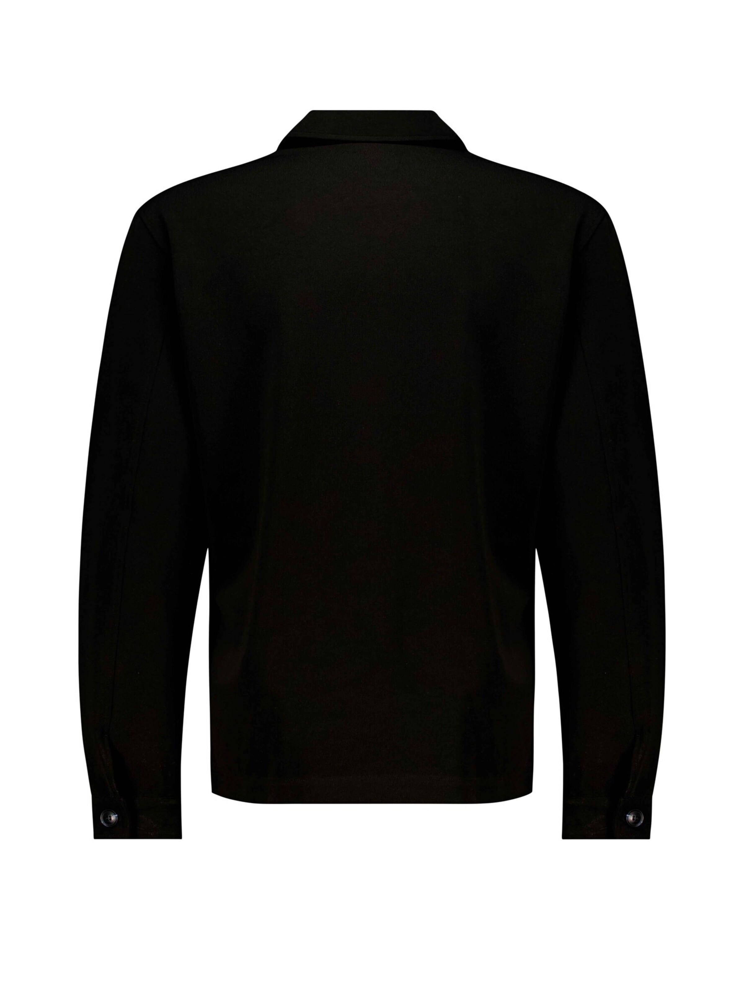 Coupe regular Chemise 'MATHEUS' Deeluxe en noir