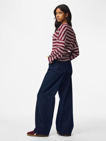 PIECES Shirt 'PCAlli' in Rot