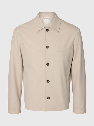 Veste mi-saison 'SLHRobert' SELECTED en beige : devant