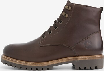 Travelin Lace-Up Boots 'Stalon ' in Brown