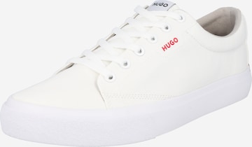 HUGO Red Låg sneaker 'Dyer' i vit: framsida