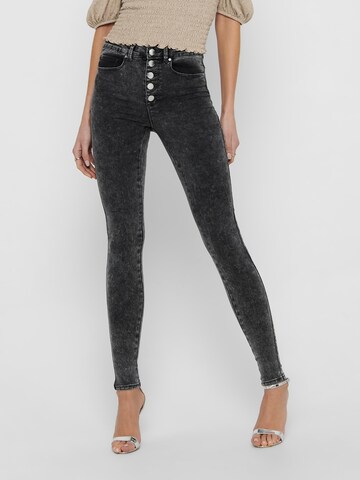 ONLY Skinny Jeans 'ROYAL' in Schwarz: predná strana