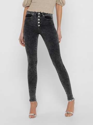 ONLY Skinny Jeans 'ROYAL' i svart: forside